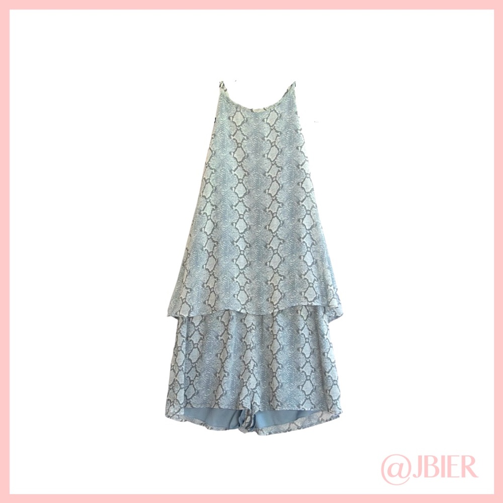 Dee Elle Snakeskin Romper